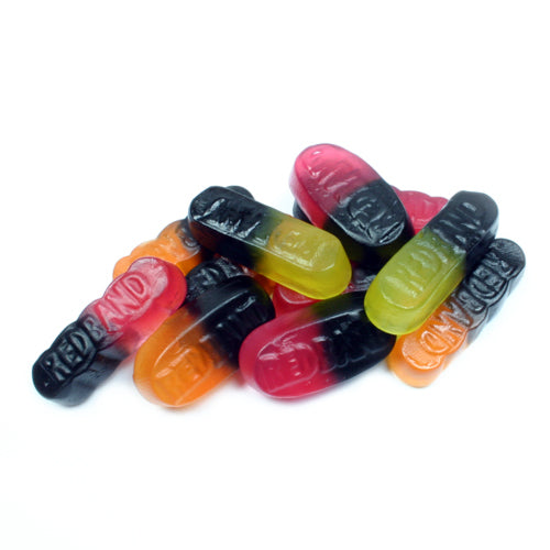 Red Band Fruit Duos Liquorice - 500g