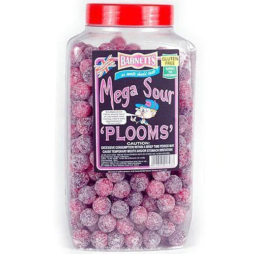 Barnett's Mega Sour Plooms - 3kg