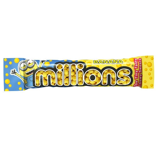 Millions Banana Tubes - 18 Count