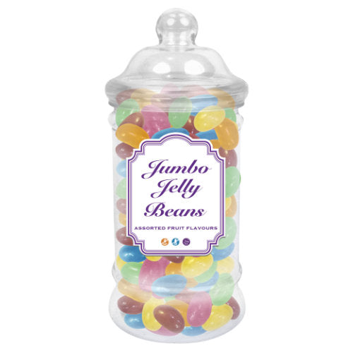 Zed Candy Jumbo Jelly Beans Boutique 400g Jars - 12 Count