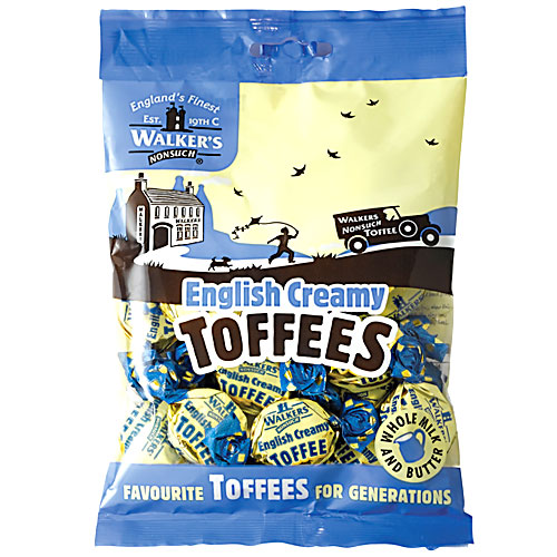 Walkers English Creamy Toffees - 12 x 150g