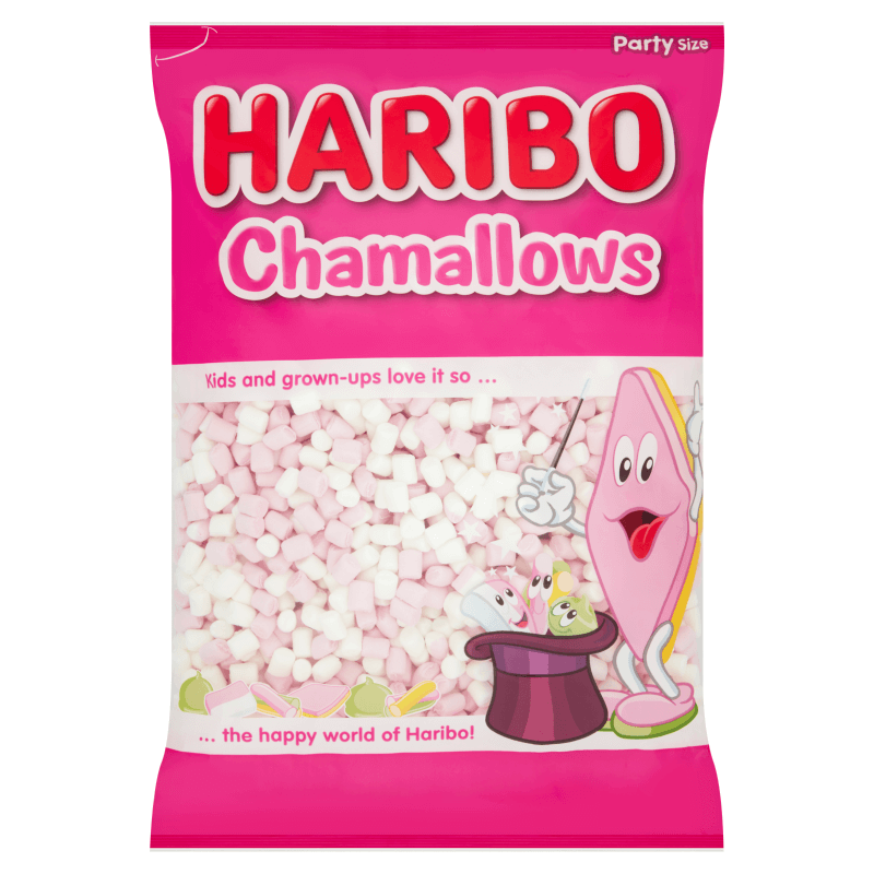 Haribo Mini Pink & White Chamallows - 1kg