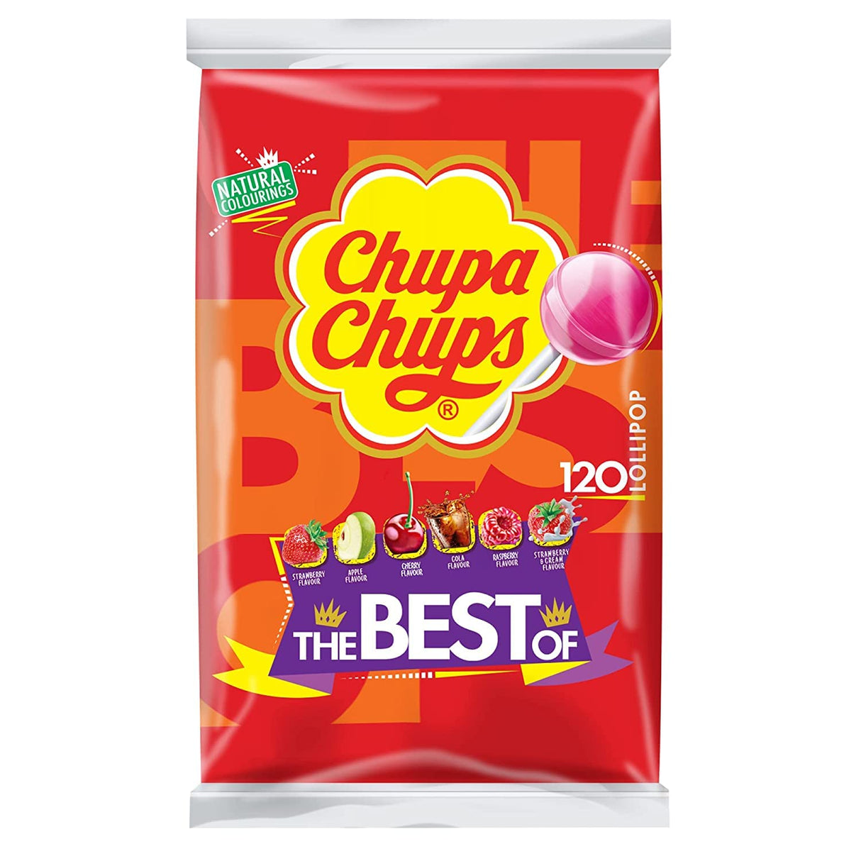Chupa Chups Best Of Lollipops - 120 Count