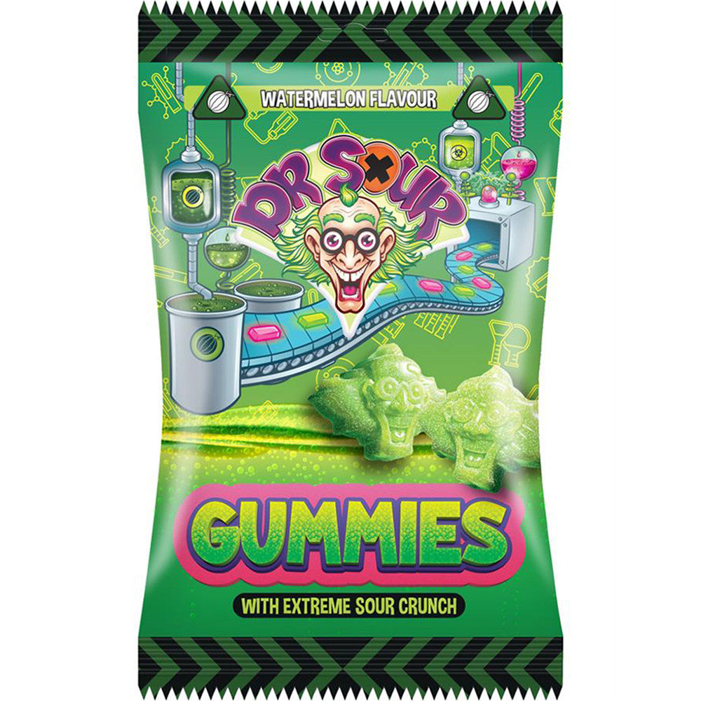 Dr Sour Gummies Watermelon 200g - 12 Count