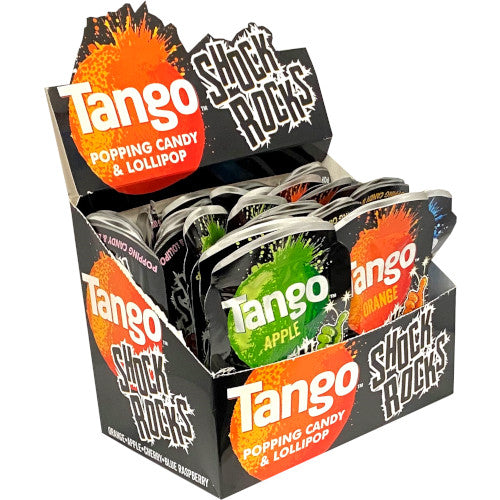 Tango Shock Rocks Lollipops - 36 Count