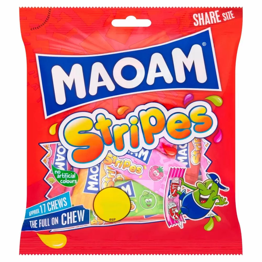 Maoam Stripes 140g, Retro Sweets